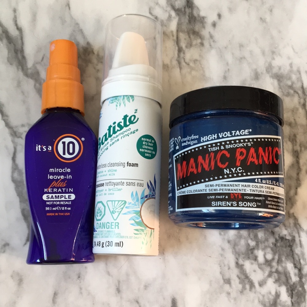 Manic panic teal hair